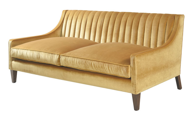 LU031 Хокни Рифленый задний диван ijlbrown  - Вид №1