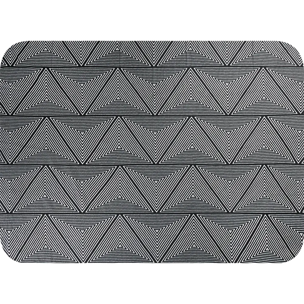 Плед Geometry 130x170 см флис цвет черно-белый Ardenza Капсульная STLM-2003854 - Вид №2