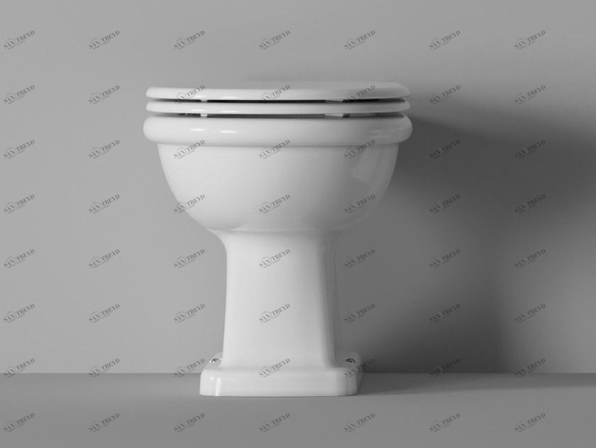 28200101, 28210101 Приставной унитаз напольный Белый Alice Ceramica Boheme Италия