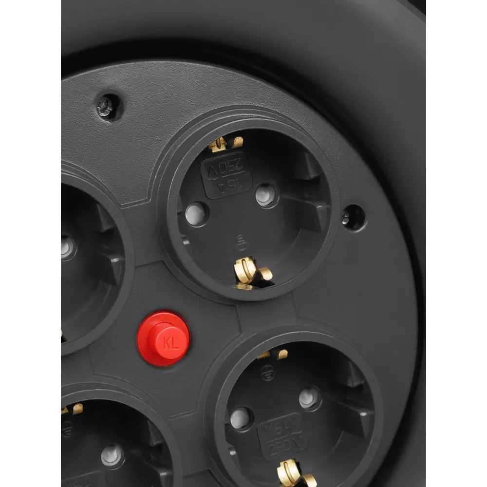 Удлинитель на катушке TDM Electric Люкс 4 розетки с заземлением ПВС 3x1.5 мм 20 м STLM-2192353 - Вид №5