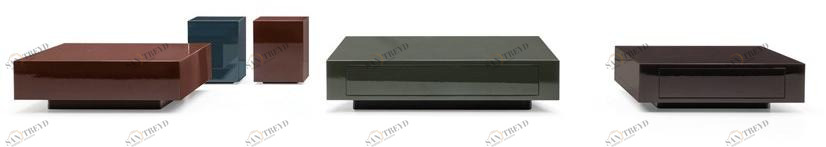 Minotti Лакированный журнальный столик для гостиной Solid sun-id-1509600