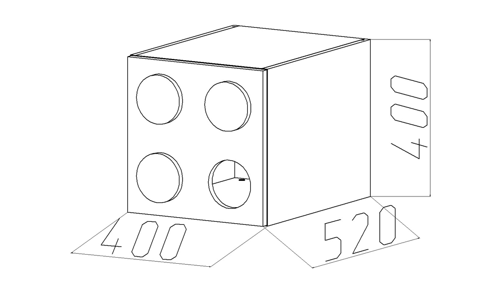 Шкаф-куб детский "Леголенд" МАНДАРИН ЛЕГОЛЕНД 178728 Белый;серый Santreyd  - Вид №5