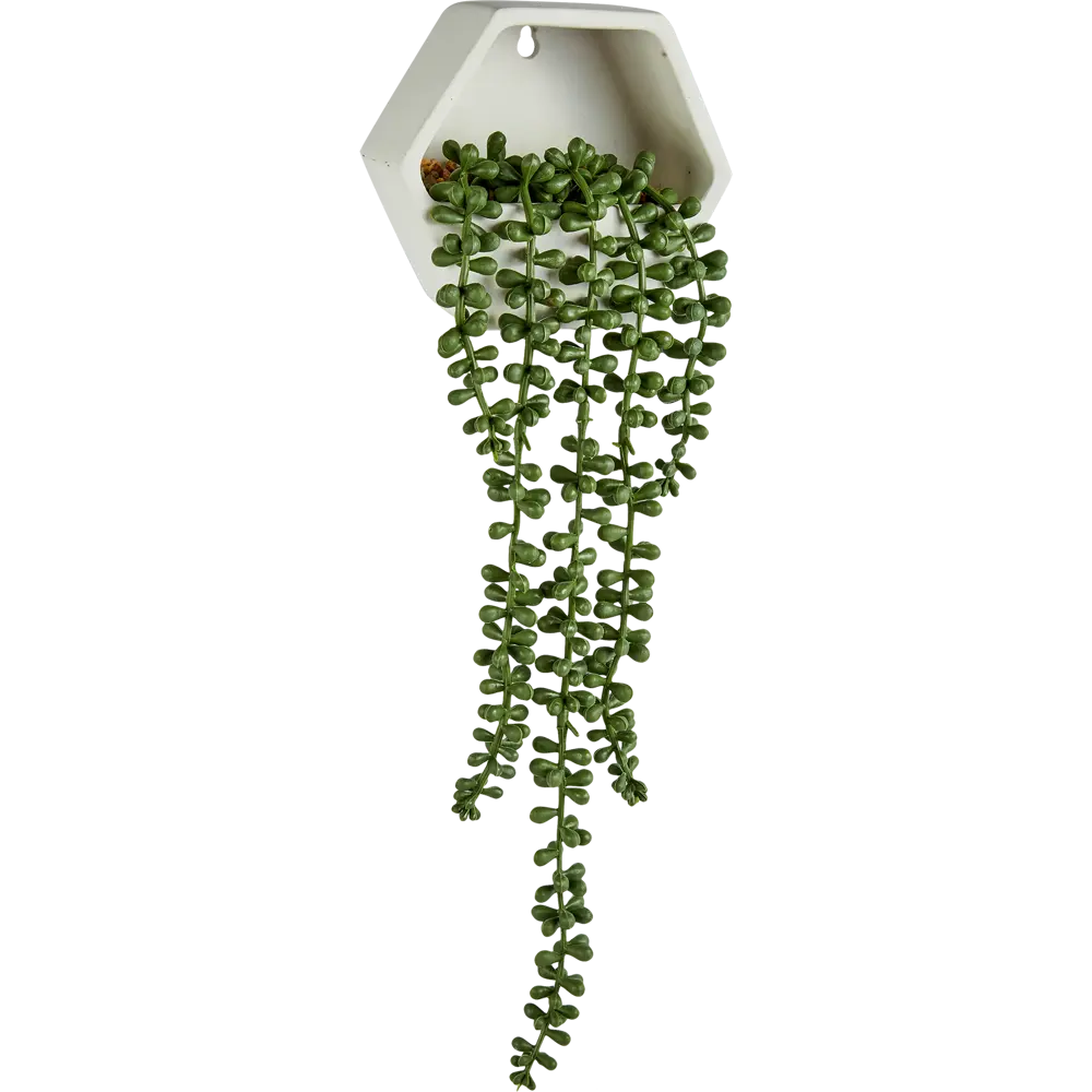 Искусственное растение в керамическом горшке Atmosphera 14x55x12.2 см полиэстер STLM-2161986