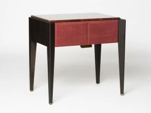 Bellotti Ezio Прикроватный столик с ящиком обтянут кожей нубук Delfi 2017-31