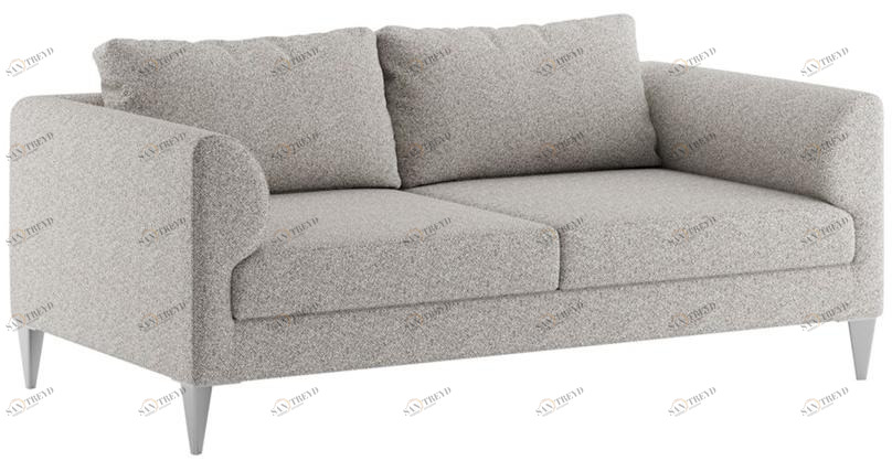 Ersa 3-х местный тканевый диван Dark sun-id-1423996