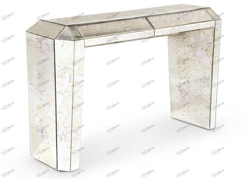 KOKET Прямоугольная консоль из зеркального стекла с ящиками Tamara sun-id-1398993