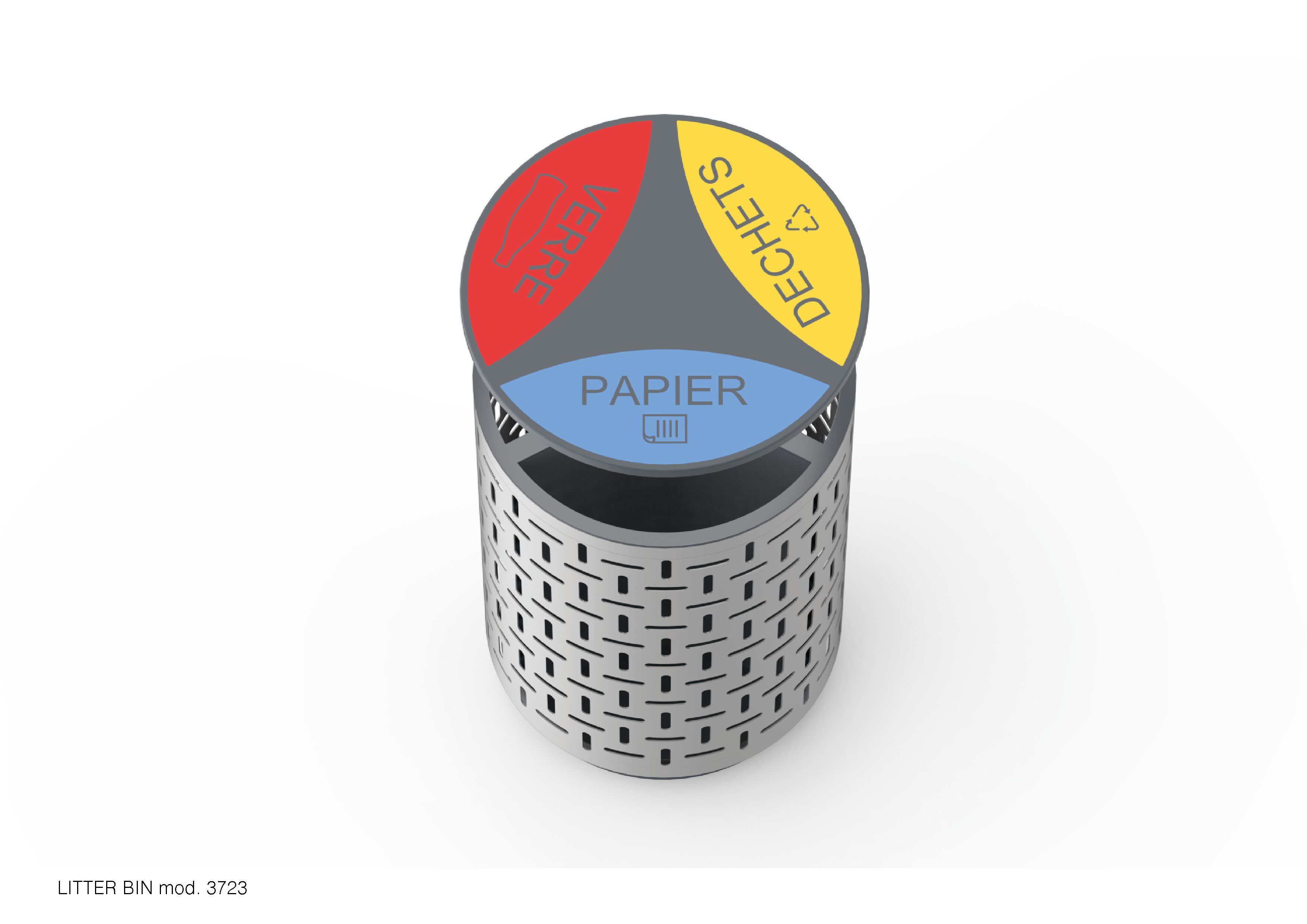 Стальные стойки для мусора на открытом воздухе CITYSì CASABLANCA ARCH-00120062 - Вид №3