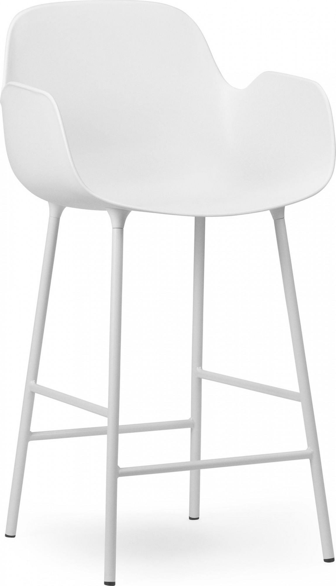 1402018 Bar Кресло 65 см Сталь / Белый Normann Copenhagen Form