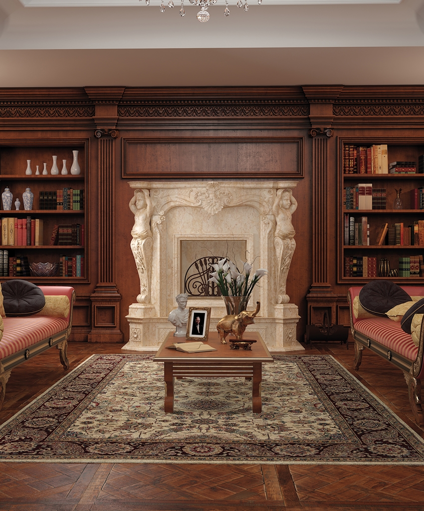 Whitehall5 Tifernoit Книжный шкаф Whitehall буазери Soggiorno  - Вид №1