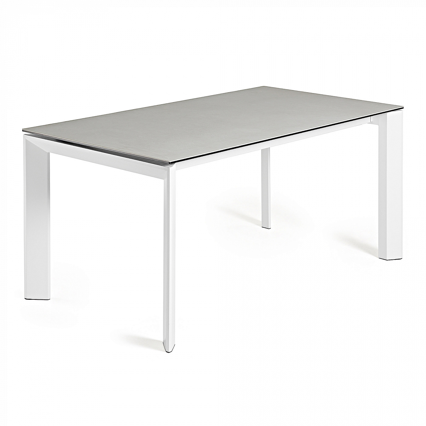053498 Стол Atta 160 (220) x90 белый керамика La Forma Axis - Вид №1