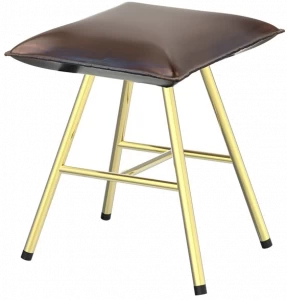 Il Bronzetto Железный табурет с подставкой для ног Soft iron Sir 05 s