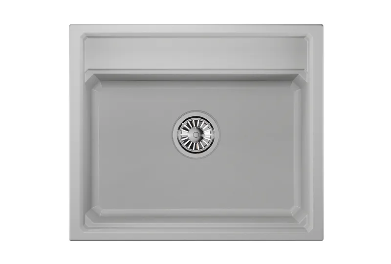 KS-6003, АРКТИК (БЕЛЫЙ), кухонная мойка, кварц GRANULA 6003-ST313 - Вид №2