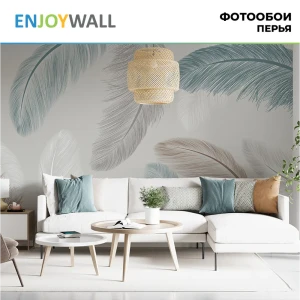 91800197 Фотообои Enjoywall Перья 500x270 см вф_5x2.7 STLM-0836596