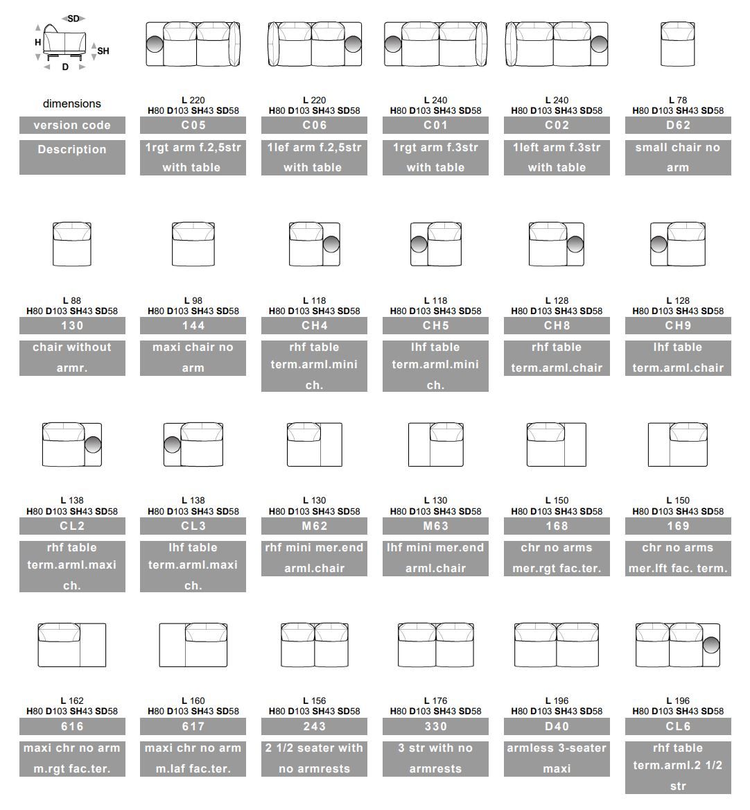 Модульный угловой диван из ткани Calia Italia Superior ARCH-00056221 - Вид №2