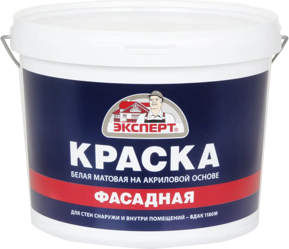 Фасадная краска Эксперт: профессиональная защита и безупречная белизна 82607809