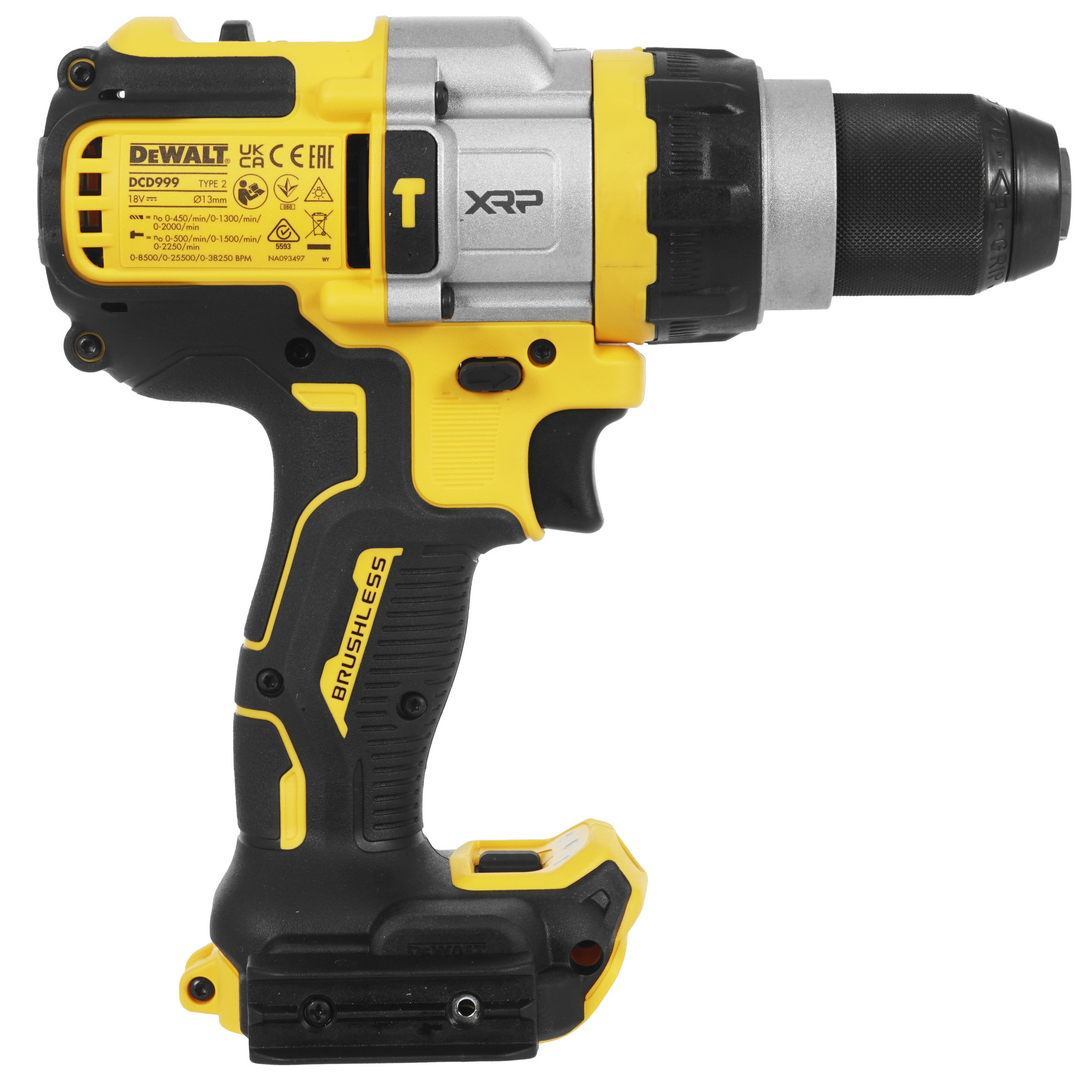 Дрель-шуруповерт DeWalt DCD999NT XR FLEXVOLТ 18/54V  , Без ЗУ, Без АКБ 9014028 STDN-0136056 - Вид №2