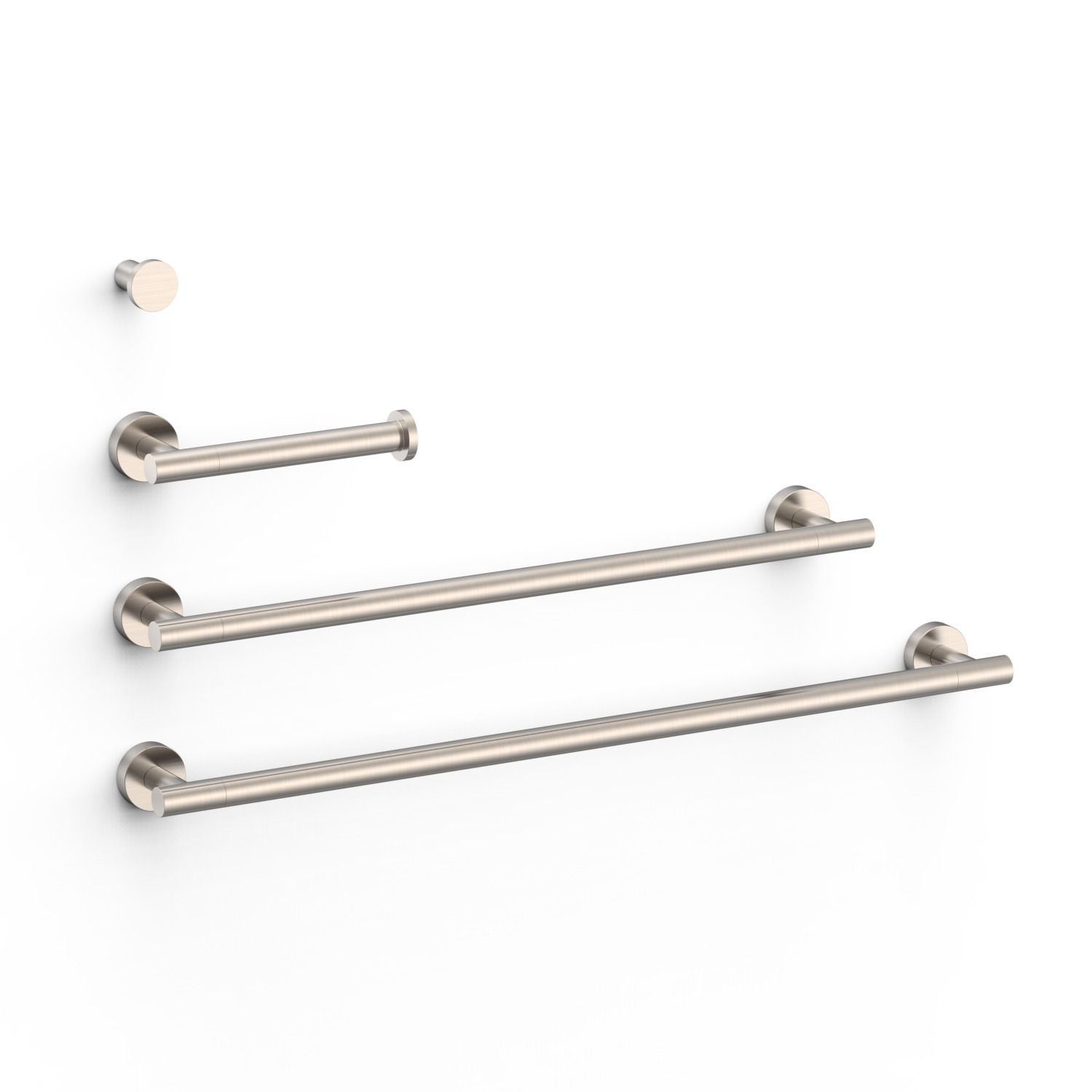 Набор из 2 полотенцесушителей + 1 держателя для полотенец + 1 вешалки-09598102AC TRES Redondo