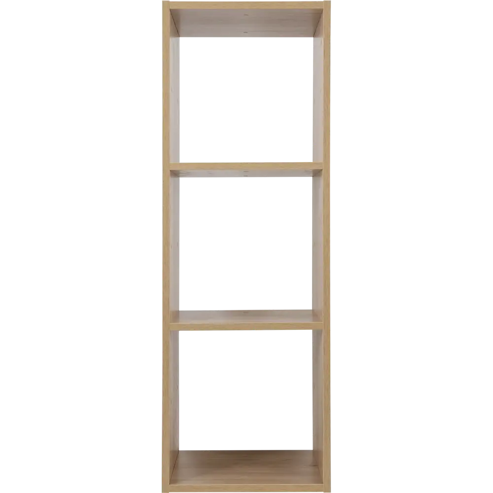 Стеллаж КУБ 3 секции 36х105х32 см ЛДСП цвет дуб Santreyd STLM-2057144 - Вид №1