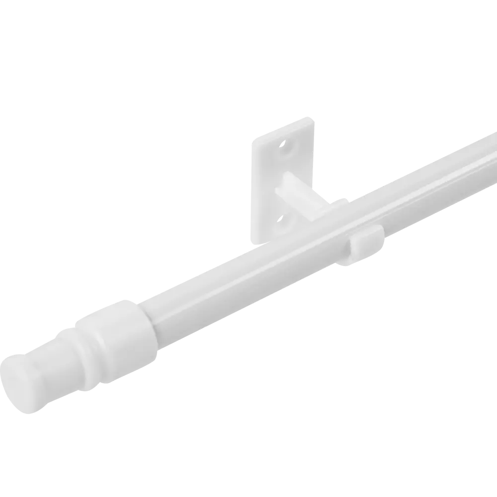 Карниз витражный Калифорния 55-85 см металл цвет белый ЭСКАР STLM-2005222
