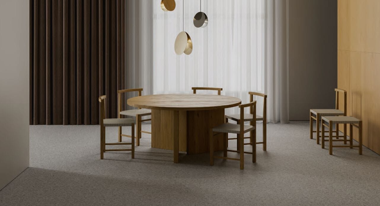 Круглый дубовый обеденный стол e15 Kaname ARCH-00018153 - Вид №3