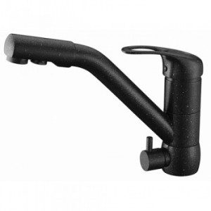 Zorg ZR 400 KF-12 черный металл Смеситель для кухни Zorg 210х225