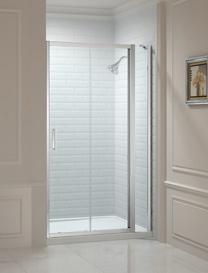 Дверь в нишу M88271 Merlyn 8 Series Хромированный  - Вид №1