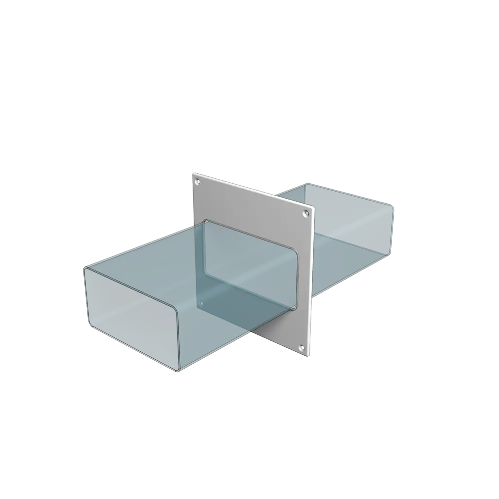 Пластина для воздуховодов Fonet 55x110 мм пластик STLM-2208234 - Вид №6