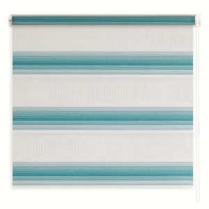 Штора рулонная день-ночь Palermo 200x250 см бирюзовая 89071368 STLM-2106604