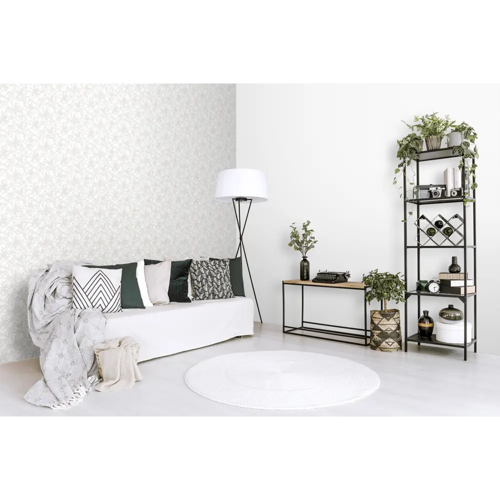 Обои флизелиновые Ateliero Sharon белые 1.06 м At585780 STLM-2078440 - Вид №4