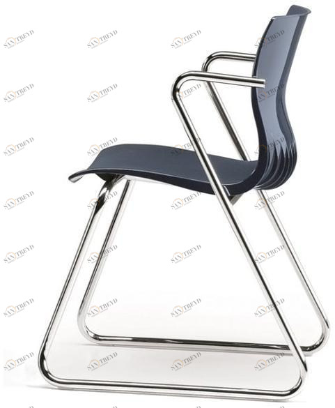 TALIN Штабелируемый пластиковый стул с подлокотниками Webby sun-id-1383223