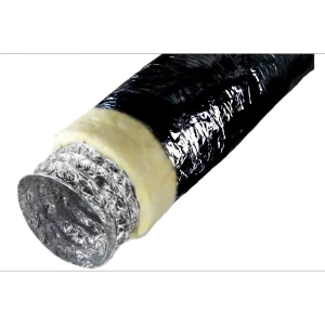 91192816 Воздуховод гибкий Diaflex ISODFAm D203 мм 5 м фольга цвет черный STLM-1540453