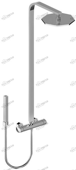 RUBINETTERIE STELLA Душевая стойка с ручным душем Firenze 3287tm33