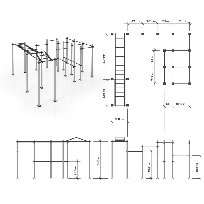 Kettler kett-up большой каскад турников с рукоходом 06 Kettler sun-id-2069092 - Вид №1