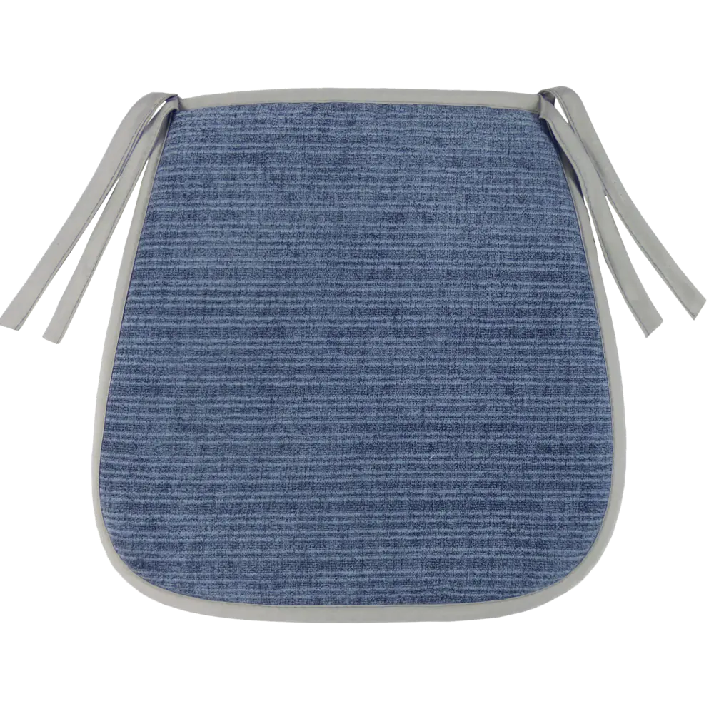 Подушка для стула Linen Way Джини 38x3x40 см полиэстер синий STLM-2208219