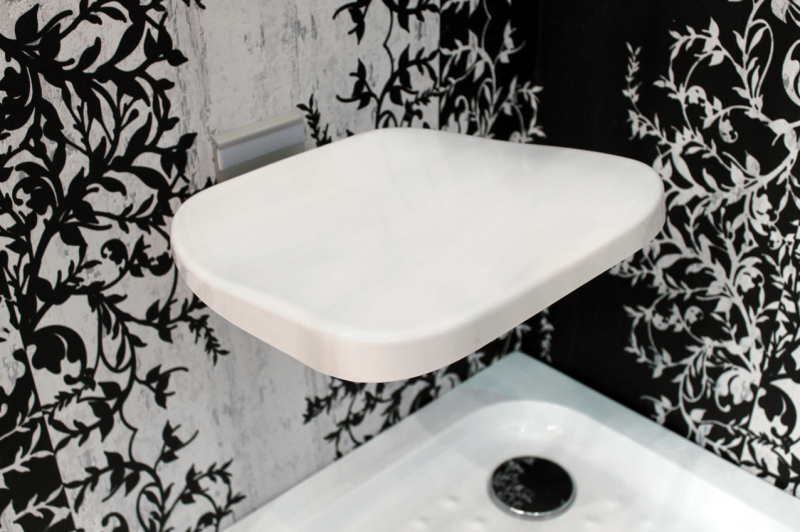 Сидение для душевого ограждения откидное BELBAGNO CUBO BB32A  - Вид №3