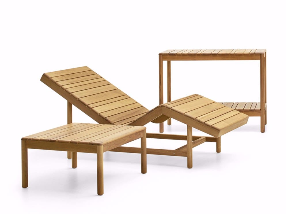 Прямоугольная Садовая консоль из тикового дерева Varaschin штрих-код ARCH-00056677 - Вид №1