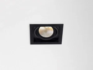 HER Встраиваемый квадратный светильник из алюминия с порошковым покрытием  Em234, em231, em237