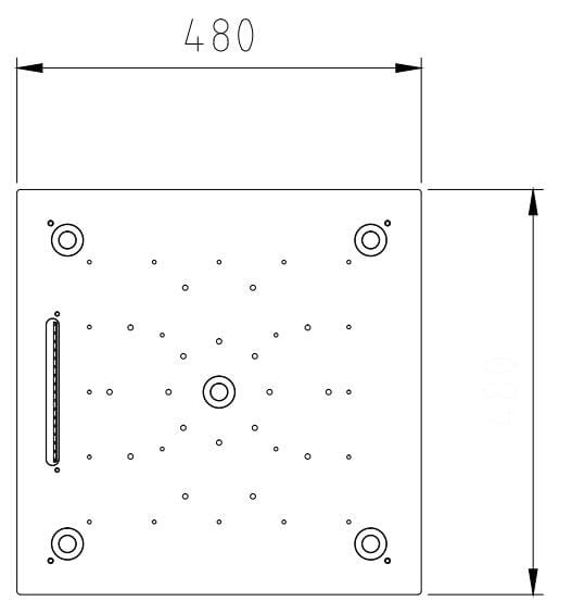 Светодиодная потолочная насадка для душа из нержавеющей стали Ama Luxury Shower URANO ARCH-00084671 - Вид №10