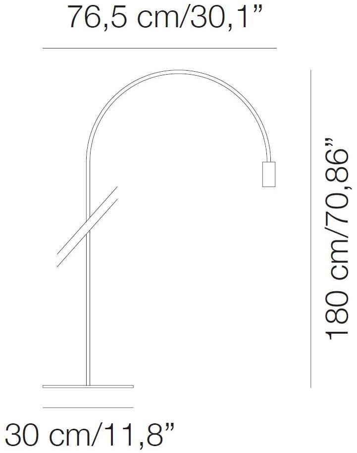 STIP Железная дуговая лампа с диммером Lunatica sun-id-1459840 - Вид №7