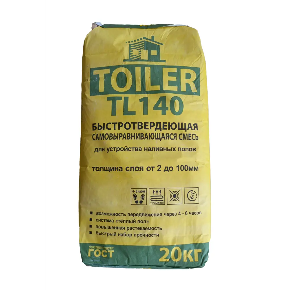 Наливной пол Toiler TL140, 20 кг STLM-2011733