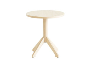 Круглый журнальный столик из дерева