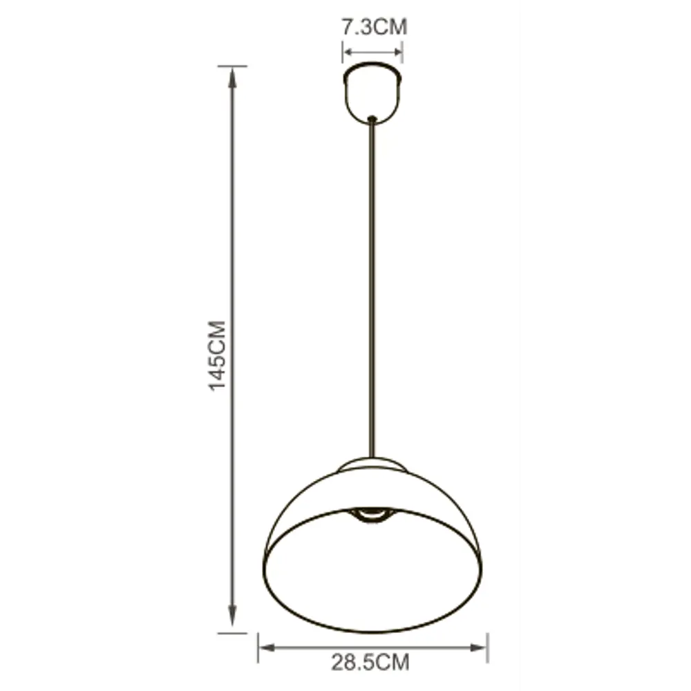 Светильник подвесной KREAFORTA Basegi цвет белый STLM-2159380 - Вид №12