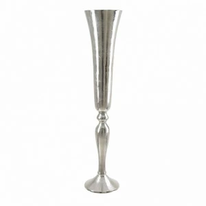 Ваза металлическая серебряная Dreams zen TO4ROOMS DREAMS ZEN 00-3893507 Серебро