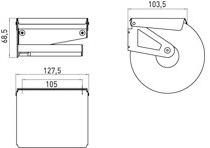 Emco Bad Держатель металлического рулона с крышкой Polo 0700 001 01 - Вид №2