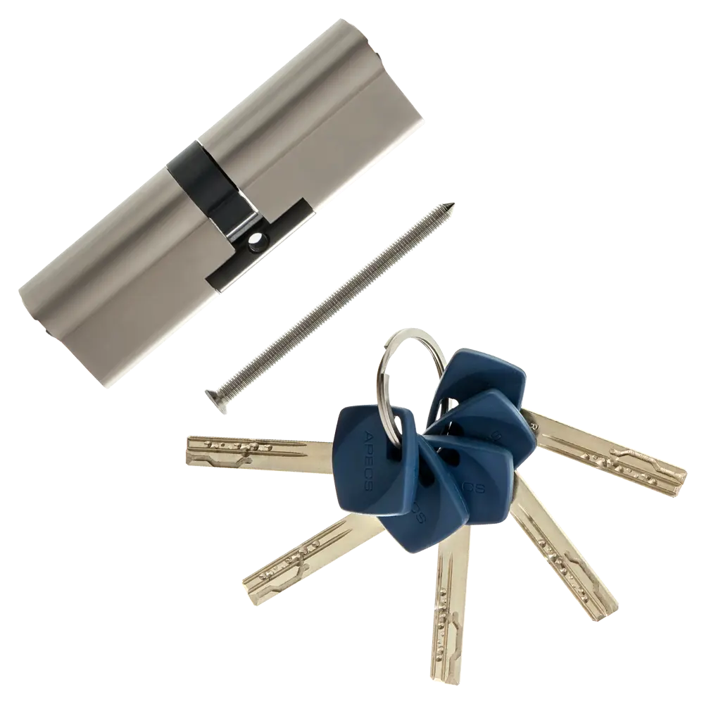 Цилиндр Apecs Premier XR-100-NI, 50x50 мм, ключ/ключ, цвет никель 82379110 STLM-2189911 ЦИЛИНДР APECS PREM XR-100-NI КЛЮЧ-КЛЮЧ - Вид №1