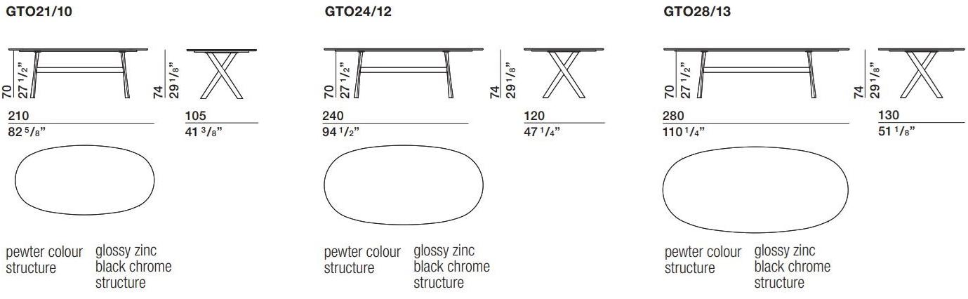 Molteni & C. Овальный мраморный стол с алюминиевым основанием sun-id-1447968 - Вид №4