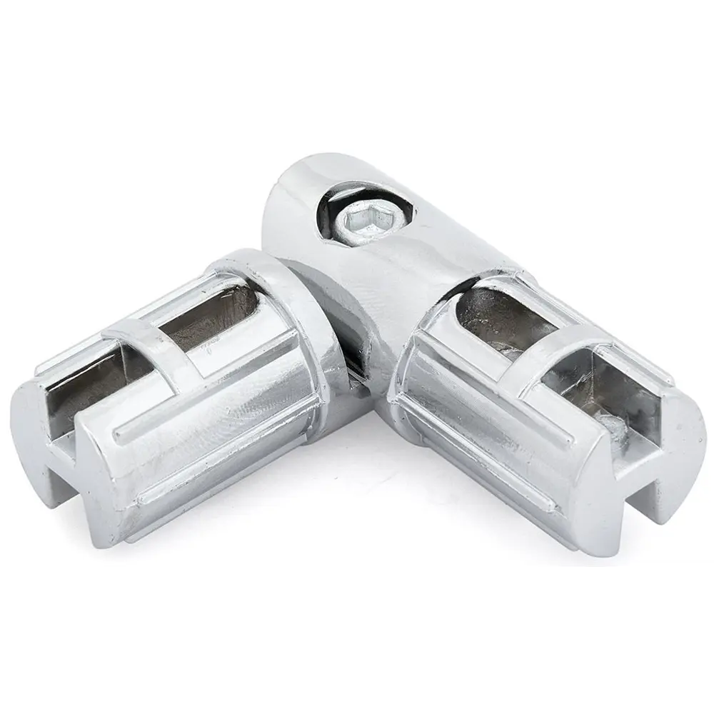 Соединитель труб поворотный 25 мм, цвет хром PALLADIUM STLM-2030745