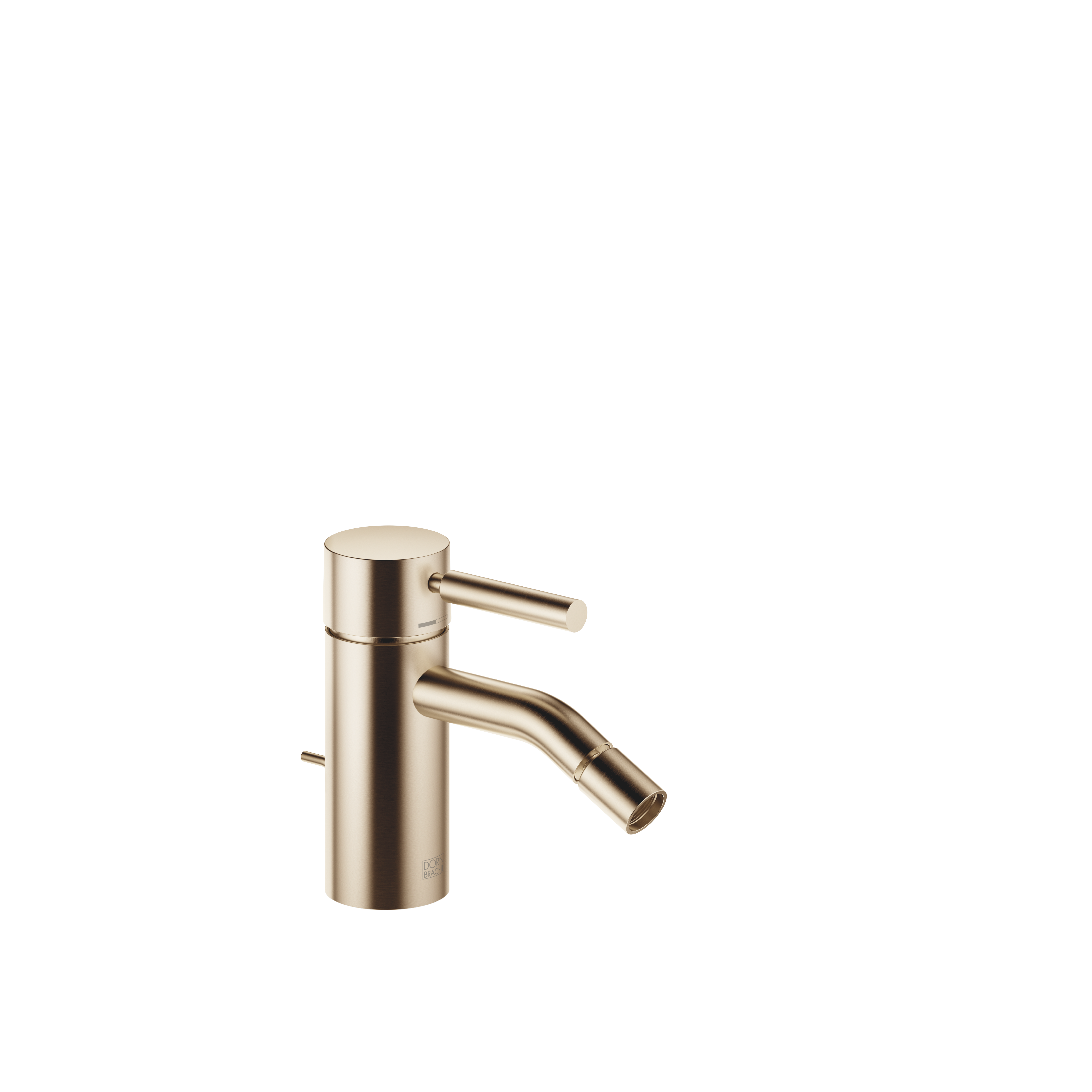МЕТА Смеситель для биде однорычажный с донным клапаном - Brushed Champagne (золото 22 карата) DornBracht 33600660-46