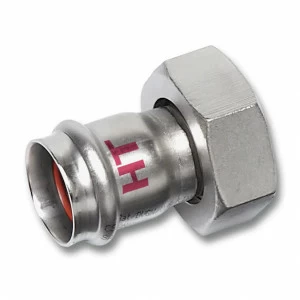 698359M28114 SANHA 98359M пресс-фит. нерж.сталь, резьб.соед.ВПр,плоск.упл. 28x11/4 мм