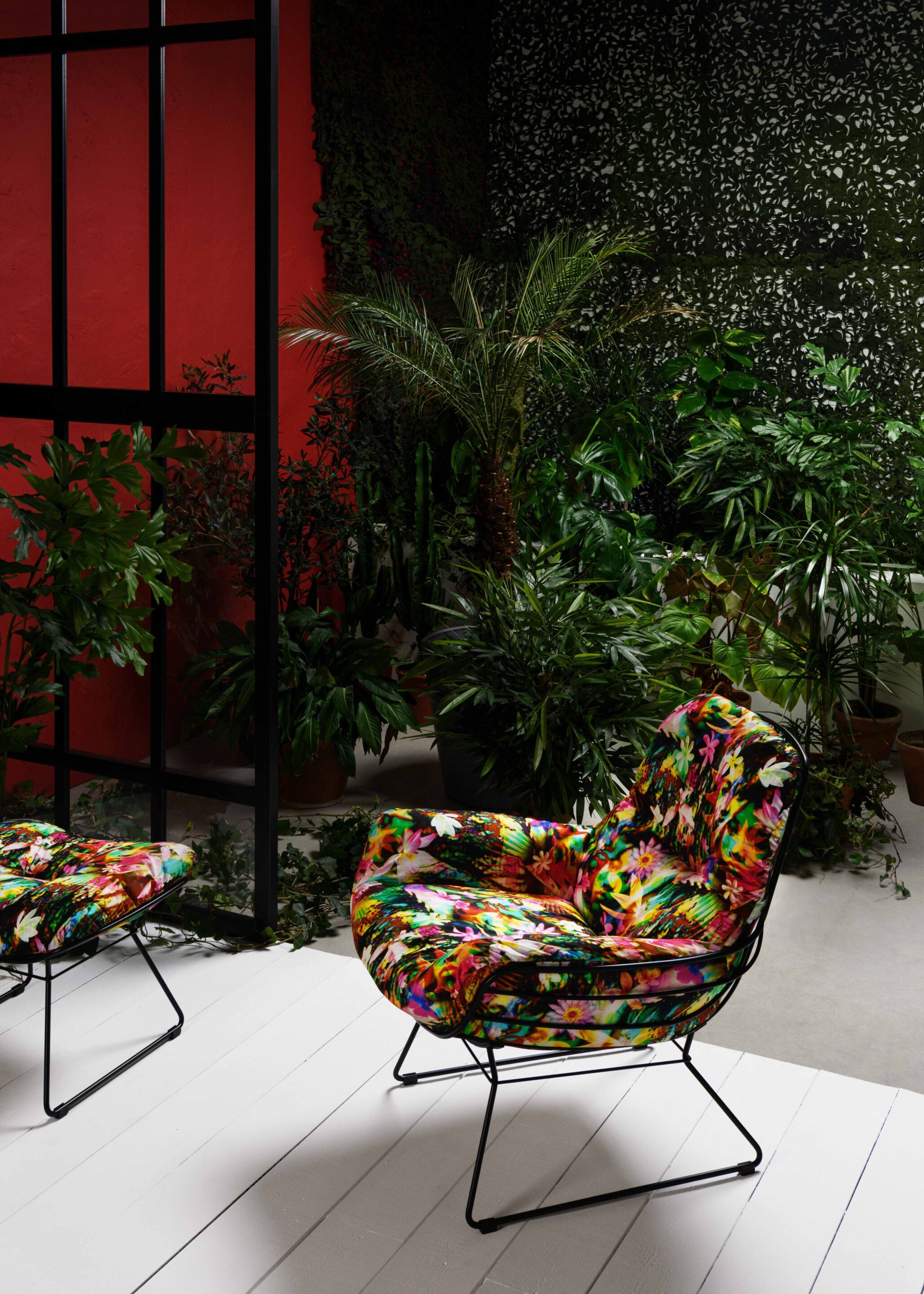 Хлопчатобумажная ткань с цветочным рисунком LELIEVRE Jean Paul Gaultier - La Croisière s'amuse ARCH-00103345 - Вид №2